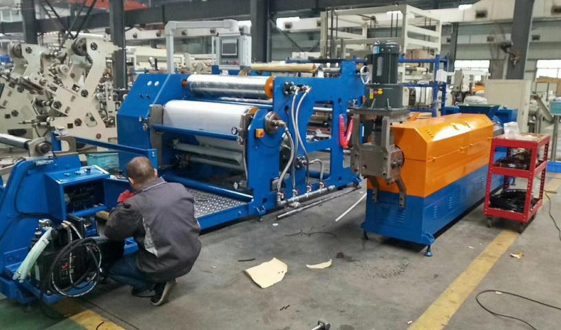 Butyl rubber waterproof membrane production line